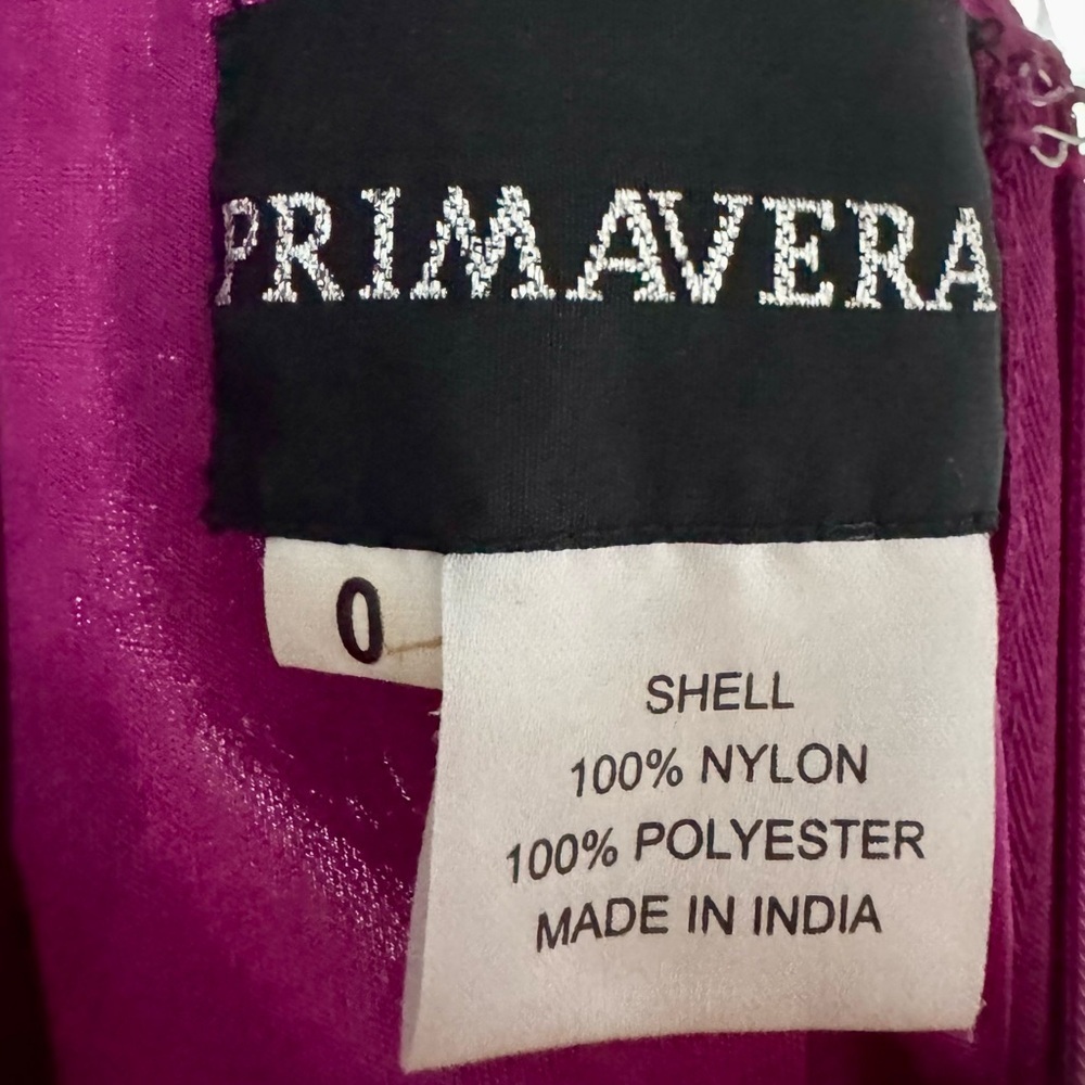 Primavera Couture Magenta Sequin Gown - Picture 5 of 7